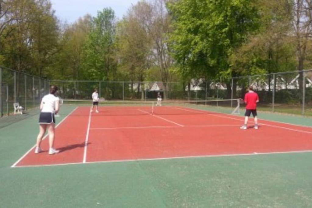 Vrijstaande Recreatievilla Met Ruime Omheinde Tuin Posterholt Kültér fotó